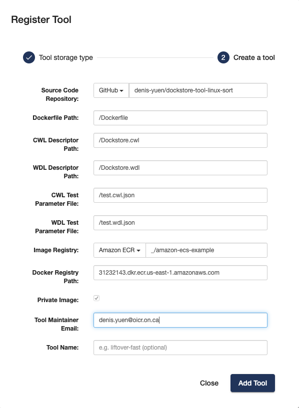 Add ECR tool